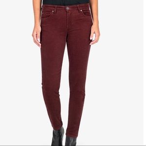 Kut from the Kloth, “Donna” Sueded Cotton Pant, Size 16